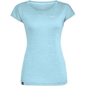 Salewa Puez Melange Dry - T-shirt trekking - donna Light Blue/White I40 D34