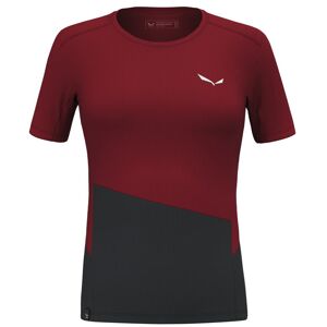 Salewa Puez Sport Dry W - T-shirt - donna Red/Black I42 D36
