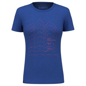 Salewa Pure Skyline Frame Dry W - T-shirt - donna Blue I40 D34