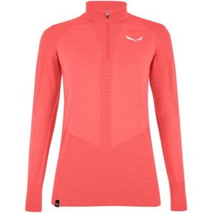 Salewa W Zebru Responsive 1/2 Zip - pullover con zip - donna Red I46 D40