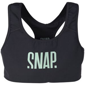 Snap Classic - reggiseno sportivo basso sostegno - donna Black/Light Green M