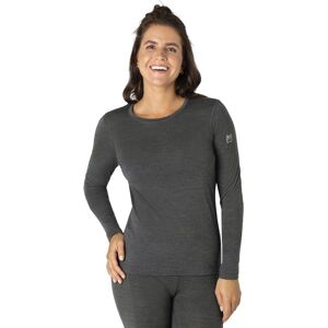 Super.Natural W Base LS 175 - maglietta tecnica a manica lunga - donna Dark Grey XL