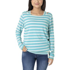 Timezone maglia - donna White/Light blue M