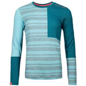 Ortovox Rock'n Wool W - Maglietta Tecnica A Manica Lunga - Donna Light Blue Xs