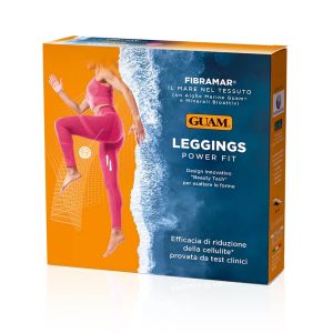 Lacote Srl Guam - Fibramar Leggings Power Fit Fragola Melange Taglia S-M - Leggings Sportivi Modellanti per un Allenamento Performante