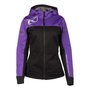 KLIM Felpa Donna  Evolution Nero-Heliotrope