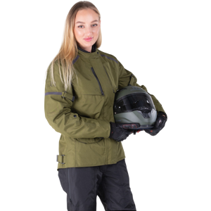 Course Giacca Moto Donna  Commuter Verde