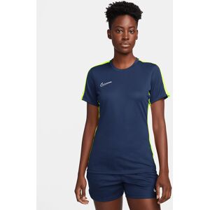 Nike Maglia da allenamento Academy 23 Blu Navy e Giallo Fluorescente per Donne DR1338-452 XL