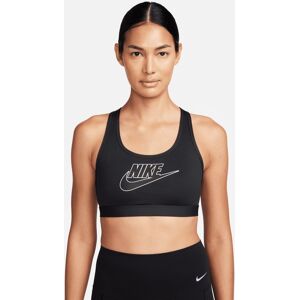 Nike Reggiseno Swoosh Nero Donne FB4080-010 S