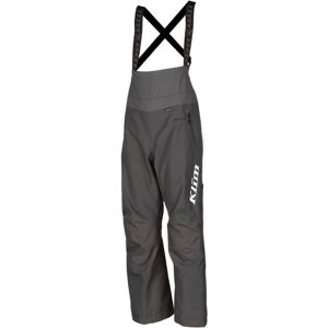 Klim Alpine Pantaloni Con Bretelle Da Donna In Motoslitta Grigio S