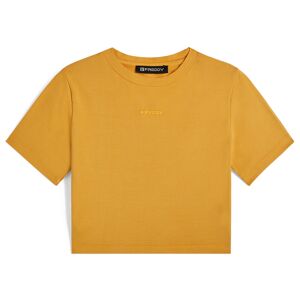 Freddy T-shirt slim fit corta in tessuto jersey tinto capo Golden Apricot Direct Dyed Donna Small
