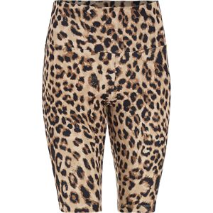 Freddy Leggings ciclista in poliestere elasticizzato animalier Leopard Animalier Donna Medium