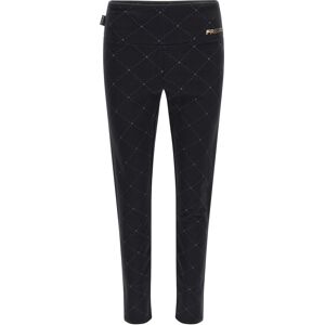 Freddy Leggings in felpa stampata con motivo geometrico in tono Black Rhombus Allover Donna Large