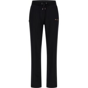 Freddy Pantaloni in felpa con dettagli bronzo e fondo dritto Nero Donna Xx Large