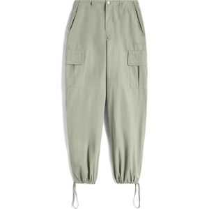 Freddy Pantaloni cargo in canvas tinto capo Seagrass Direct Dyed Donna Medium