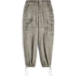 Freddy Pantaloni cargo in canvas tinto capo cold dyed Frost Gray Cold Dyed Donna Xxs