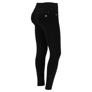 Freddy Pantaloni N.O.W.® skinny vita media tessuto traspirante Nero Donna Medium