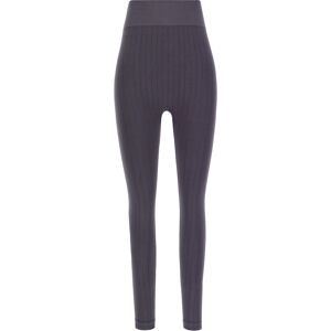 Freddy Pantaloni slim fit a vita alta in tricot a costine Blackened Pearl Donna Extra Small