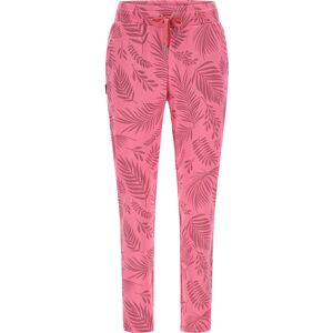 Freddy Pantaloni sportivi con stampa tropicale all over Allover Leaves Pink Donna Extra Small