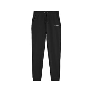 Freddy Pantaloni da donna in cotone interlock con fondo a polsino Nero Donna Large