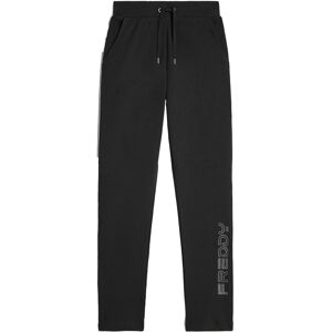 Freddy Pantaloni sportivi da donna con logo in strass sul fondo Nero Donna Extra Small