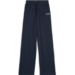 Freddy Pantaloni sportivi in interlock con gamba ampia Blu Navy Donna Medium