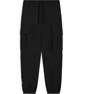 Freddy Pantaloni donna in french terry con tasconi stile cargo Nero Donna Small