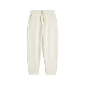 Freddy Pantaloni carrot fit in french terry con grafica sul fondo Beige- Zebra Fuchsia On Beige Donna Medium