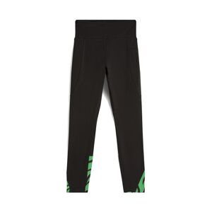 Freddy Leggings in jersey con dettagli zebrati e tasca laterale Black- Zebra Black On Green Donna Large