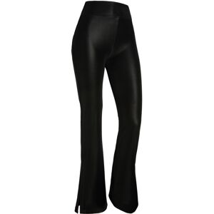 Freddy Pantaloni WR.UP® flare vita alta in similpelle wet effect Nero Donna Large