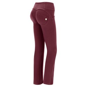 Freddy Pantaloni push up WR.UP® in cotone vita media fondo cropped Windsor Wine Donna Xxs