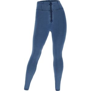 Freddy Jeggings push up WR.UP® curvy vita alta con zip gamba skinny Light Blue-Seams On Tone Donna Medium