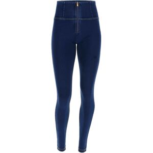 Freddy Jeggings push up WR.UP® skinny vita alta tessuto organico Dark Jeans-Seams On Tone Donna Extra Small