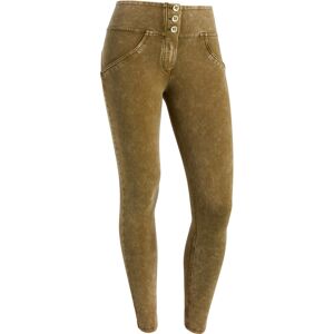 Freddy Pantaloni push up WR.UP® clessidra vita media bleached Dark Olive Donna Extra Small