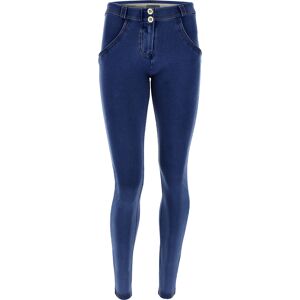 Freddy Jeggings push up WR.UP® skinny in cotone organico Dark Jeans-Yellow Seam Donna Small