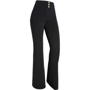 Freddy Pantaloni WR.UP® vita super alta bustier e fondo flare Nero Donna Medium