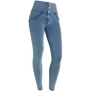 Freddy Jeggings push up WR.UP® superskinny vita alta con bottoni Denim Blu Medio-Blue Seams Donna Medium