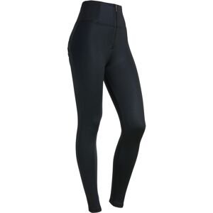 Freddy Pantaloni push up WR.UP® vita altissima effetto metallizzato Black Coated Donna Xxs