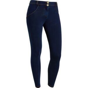 Freddy Jeggings push up WR.UP® clessidra superskinny effetto denim Dark Jeans-Yellow Seam Donna Small