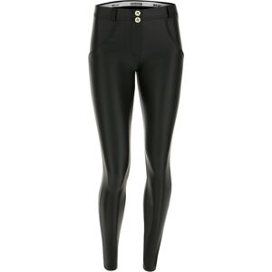 Freddy Pantaloni push up WR.UP® superskinny similpelle ecologica Nero Donna Xxs