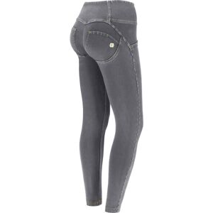 Freddy Jeggings push up WR.UP® 7/8 superskinny vita alta con bottoni Gray Jeans-Yellow Seams Donna Medium