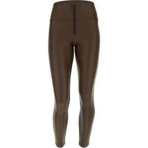 Freddy Pantaloni push up WR.UP® 7/8 superskinny vita alta similpelle Demitasse Donna Xxs