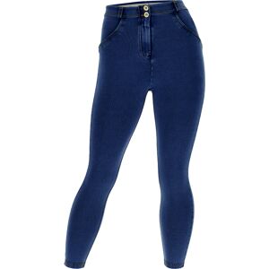 Freddy Jeggings push up WR.UP® 7/8 curvy con gamba superskinny Dark Jeans-Yellow Seam Donna Extra Small