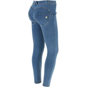 Freddy Jeggings push up WR.UP® 7/8 superskinny jersey organico Clear Jeans-Yellow Seams Donna Small