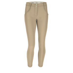 Freddy Pantaloni push up WR.UP® 7/8 superskinny similpelle ecologica Olive Donna Small