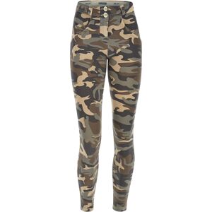 Freddy Pantaloni push up WR.UP® 7/8 superskinny stampa camouflage Beige Mimetico Donna Small