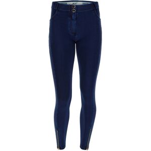 Freddy Jeggings push up WR.UP® vita alta 7/8 con zip sul fondo Dark Jeans-Seams On Tone Donna Extra Large