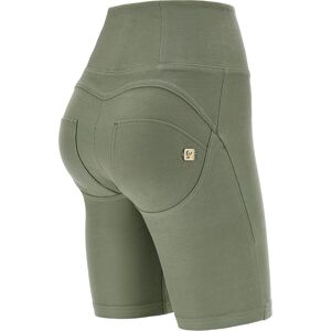 Freddy Pantaloni biker push up WR.UP® in jersey drill sostenibile Oil Green Donna Small