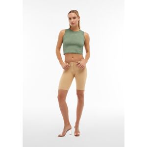 Freddy Pantaloni biker push up WR.UP® in jersey ecosostenibile Warm Sand Donna Extra Small