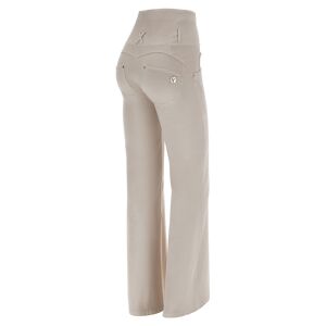 Freddy Pantaloni WR.UP® in navetta con vita alta e fondo super flare Crystal Gray Donna Extra Large